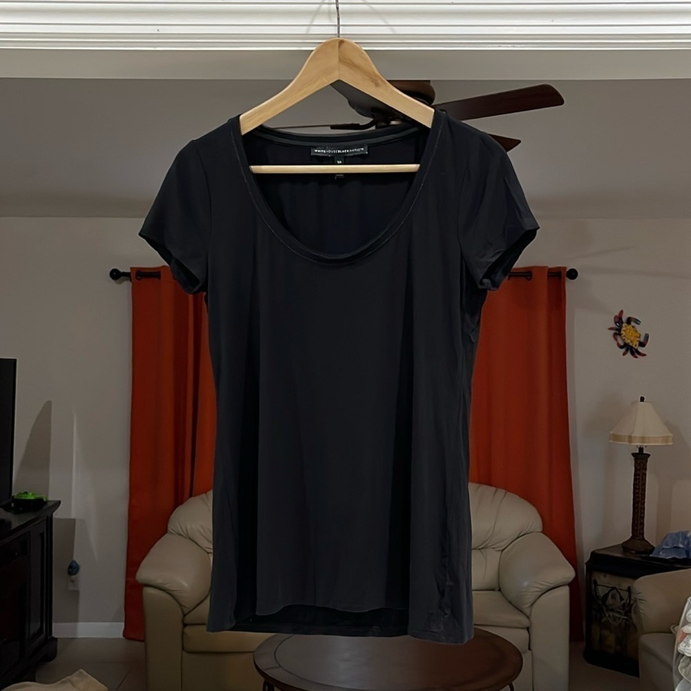 White House Black Market Women’s Super Soft Short Sleeve Black T-Shirt Size XS